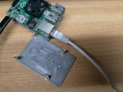 Raspberry Pi wall mounting plate
