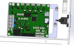 Robo 3D R1+ Duet 3 Mini 5 PCB Mounting Bracket