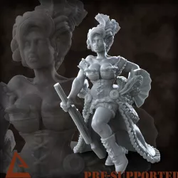 Saloon Girl Miniature