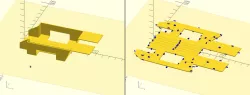 SCAD Folding Tool Library Inlay Slotcar