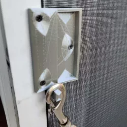 Screen Door Handle with Hook