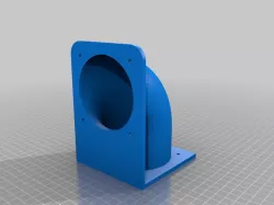Snapmaker A350 Cabinet 90deg Exhaust port for HF-100s Fan