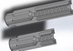 Splat-R-Ball SRB-400 Compatible Flash Hider- 4" Long