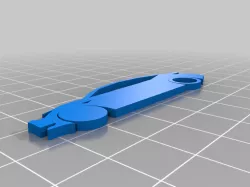 Tesla Model 3 Keyring 