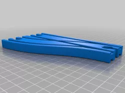 Toy Wood Train Track - dodge 2-1 - BRIO Thomas IKEA eBay compatible