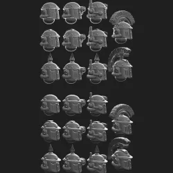 Trencher helmets complete set