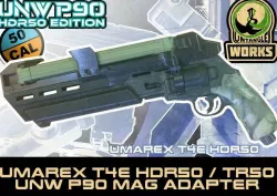 UNW P90 50cal MAG MOUNT FOR THE Umarex T4e HDR50 TR50