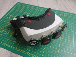 Walksnail Avatar Fatshark Dominator Goggles 4 Antenna Faceplate Mod