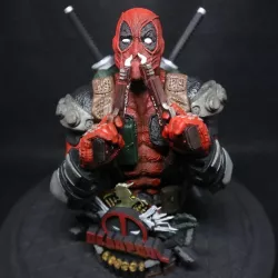 WICKED MARVEL DEADPOOL BUST: TESTED AND READY FOR 3D PRINTING