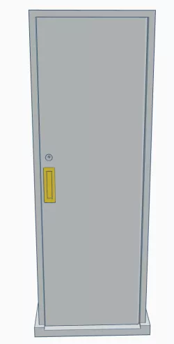1/10 scale Single Door Shop/Garage Cabinet