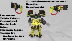 12 inch Custom Imperial Fists Deredeo Dreadnought