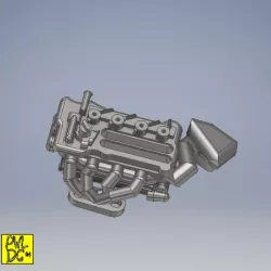 1ZZ-FE Engine with VVT-i Toyota Corolla Altis Diecast 1:64 Scale