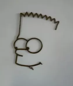 2D bart wall art