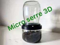 3D micro greenhouse