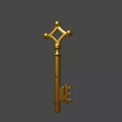 3D printable AOT Basement key 3D print model