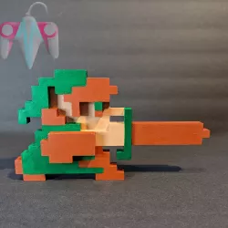 8 Bit Link Statue