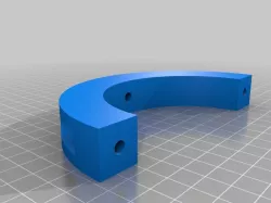80 mm CO2 laser tube support