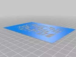 Airbrush Stencil/Template simple camouflage pattern
