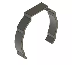 Airsoft Thompson gearbox centering clip