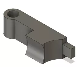 Airsoft Thompson hop up arm concave
