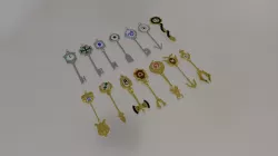 All FairyTail Celestial and Spirit Keys 3D print model