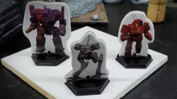 American Mecha - Hex Standee Bases