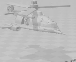 American Mecha Kestrel VTOL - 4 versions, 6mm scale, magnet sockets