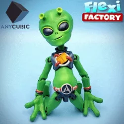 Anycubic Flexi Print-in-Place Alien