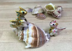 Aquatic Pieces for Miniature Jointed Dragon