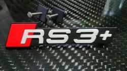 Audi RS3 plus Emblem Logo badge S3 A3 Abt APR Motorsport