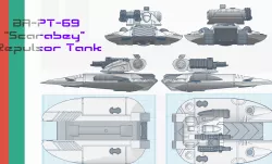 BA-PT-69 || "SCARABEY" || Prototype Repulsor Tank