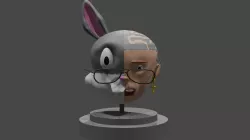 bad bunny singer collectible #9
