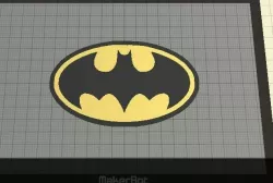 Batman 1989 Logo - Dual Extrude