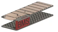 Battery basket 21700 Zero 10x, Techlife X7S
