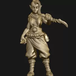 Battle Elf -  - Tabletop Miniature