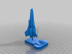 Battlestar Galactica - Mini Viper Mk2 + Stand
