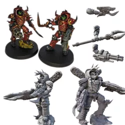 Beetle Occult Terminators With Varied Weapon Options And Poses