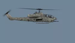 Bell AH1W Super Cobra 3D model + Textures