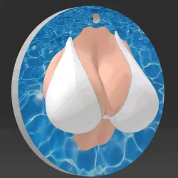 Bikini pendant or wall decoration