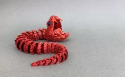 Biting snake