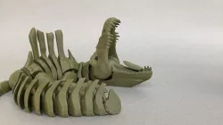 Biting spinosaurus