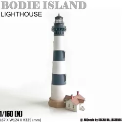 BODIE ISLAND LIGHTHOUSE - N (1/160) SCALE MODEL LANDMARK