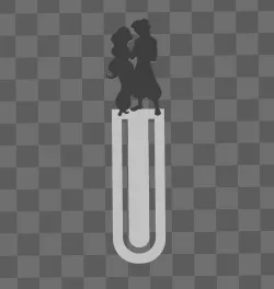 bookmark - bookmark - jasmine and aladdin - disney