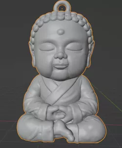 buddha keychain keychain