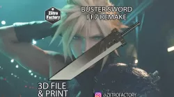 BUSTER SWORD FF7 REMAKE