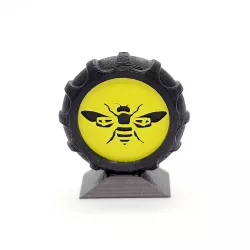 Busy Bee Maker Coin Key Ring (Single Extruder Print)