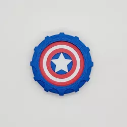 Captain America Maker Coin Key Ring (Single Extruder Print)