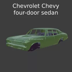 Chevrolet Chevy Nova four-door sedan