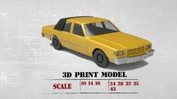 Chevy Caprice Brougham LS RC car 3D print  model