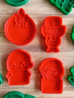 Christmas cookiecutters pack x4